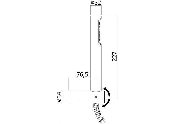 Душевой гарнитур Paffoni BIRILLO ZDUP054CR купить в интернет-магазине сантехники Sanbest