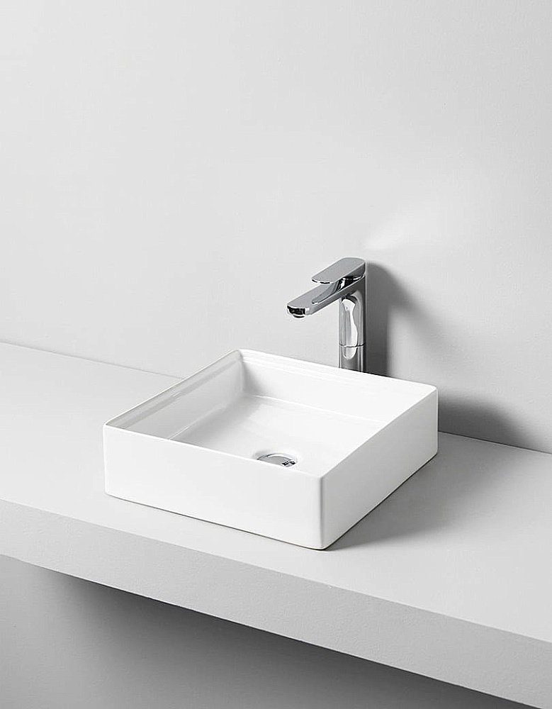 Раковина накладная Artceram Scalino 38 SCL001 05 00 Bianco Matt купить в интернет-магазине Sanbest