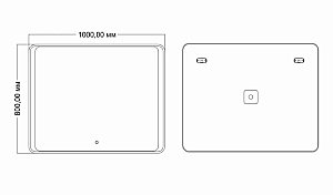 Зеркало Mixline Валерия 545523 100 в ванную от интернет-магазине сантехники Sanbest
