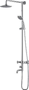 Душевая система D&K Hessen Grimm DA1384701E09 купить в интернет-магазине сантехники Sanbest