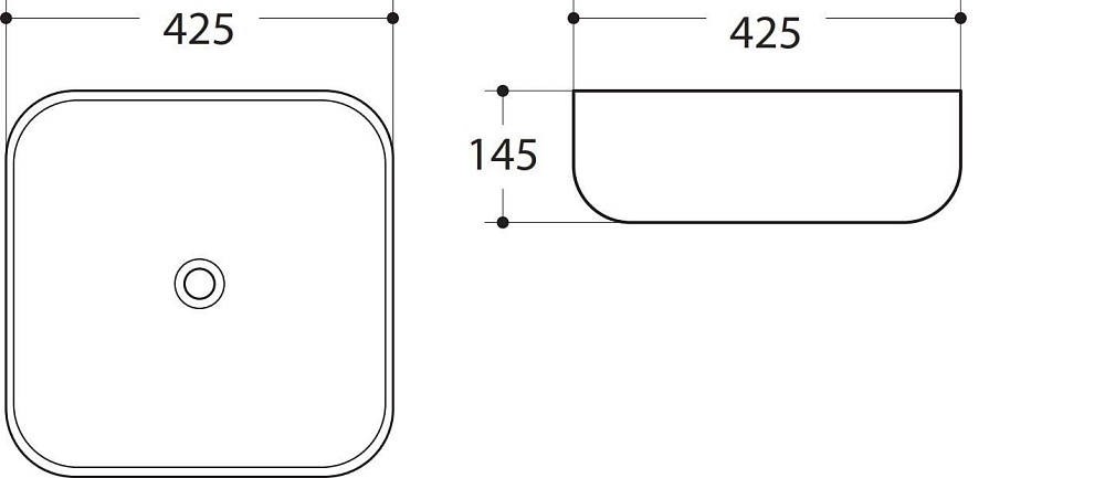 Раковина накладная Art&Max AM-78106 купить в интернет-магазине Sanbest