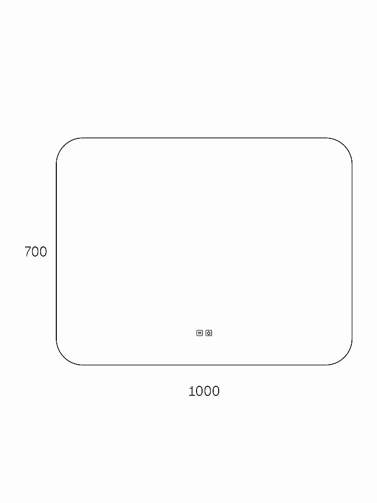 Зеркало Taliente Zled TA-Zled-B10070a 100 в ванную от интернет-магазине сантехники Sanbest