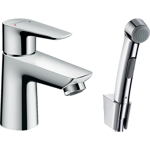 Смеситель для раковины Hansgrohe Talis E 71729000 с гигиеническим душем, хром купить в интернет-магазине сантехники Sanbest