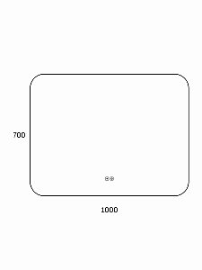 Зеркало Taliente Zled TA-Zled-B10070a 100 в ванную от интернет-магазине сантехники Sanbest