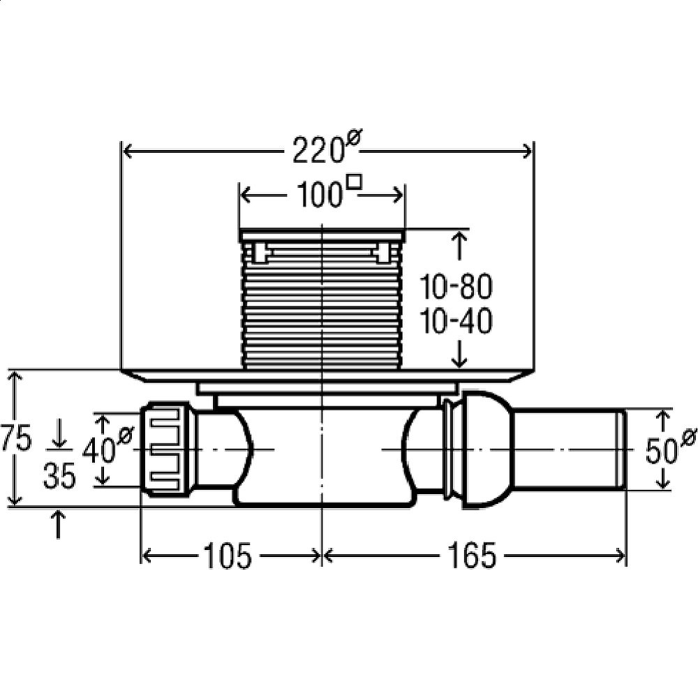 Душевой трап Viega Advantix 583217 хром купить в интернет-магазине Sanbest