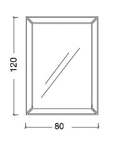 Зеркало Armadi Art Natura золото 80 в ванную от интернет-магазине сантехники Sanbest