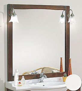 Зеркало Cezares STAR SCS105.06 Bianco Opaco белый в ванную от интернет-магазине сантехники Sanbest