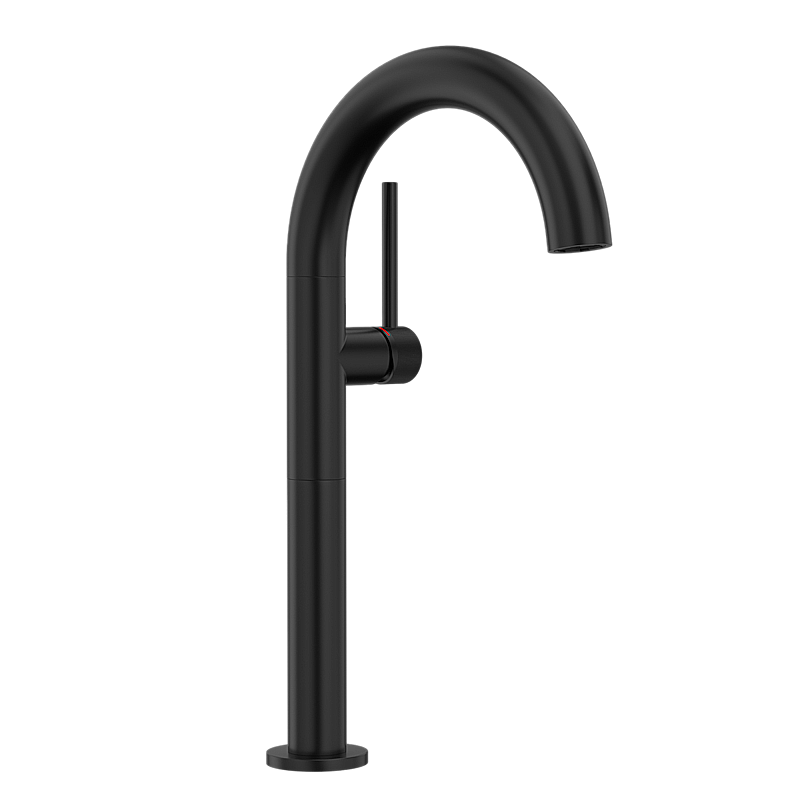 Смеситель для раковины Elghansa RADIANT XQ 16H3781-Black черный матовый купить в интернет-магазине сантехники Sanbest