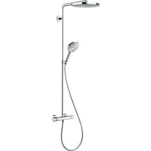 Душевая колонна Hansgrohe Raindance Select S 240 2jet 27129400 белый/хром купить в интернет-магазине сантехники Sanbest