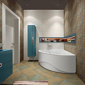 Ванна акриловая Koller Pool Tera 135x135 TERA135х135 белая купить в интернет-магазине Sanbest