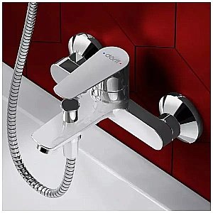 Набор смесителей с душевой колонной Dorff Prime D4094030 хром купить в интернет-магазине сантехники Sanbest