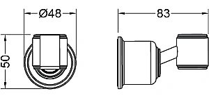Держатель ручного душа Aquatek AQ2407MB черный матовый купить в интернет-магазине сантехники Sanbest