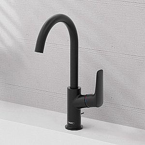 Смеситель для раковины Hansgrohe Logis 71130670 черный матовый купить в интернет-магазине сантехники Sanbest
