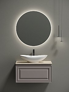 Тумба с раковиной Sancos Very 80 со столешницей, Doha Soft для ванной в интернет-магазине Sanbest