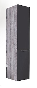 Пенал подвесной Grossman Талис 303507 35 бетон пайн/графит для ванной в интернет-магазине сантехники Sanbest