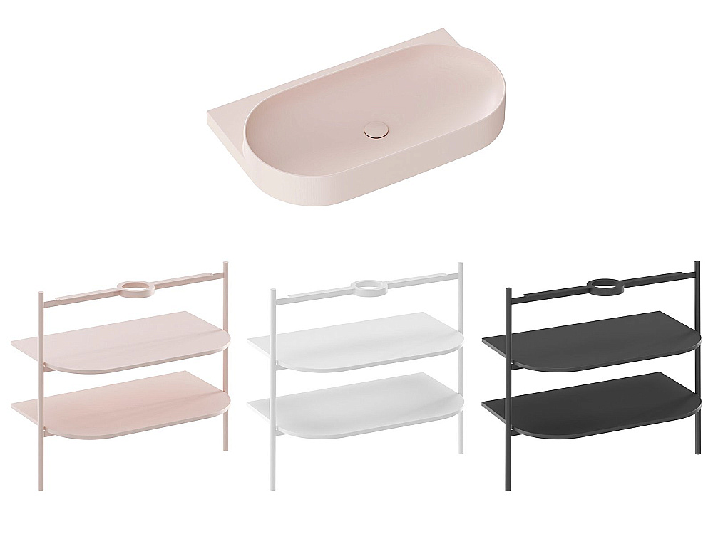 Раковина Ravak Yard 800 XJX0G280000 розовый купить в интернет-магазине Sanbest