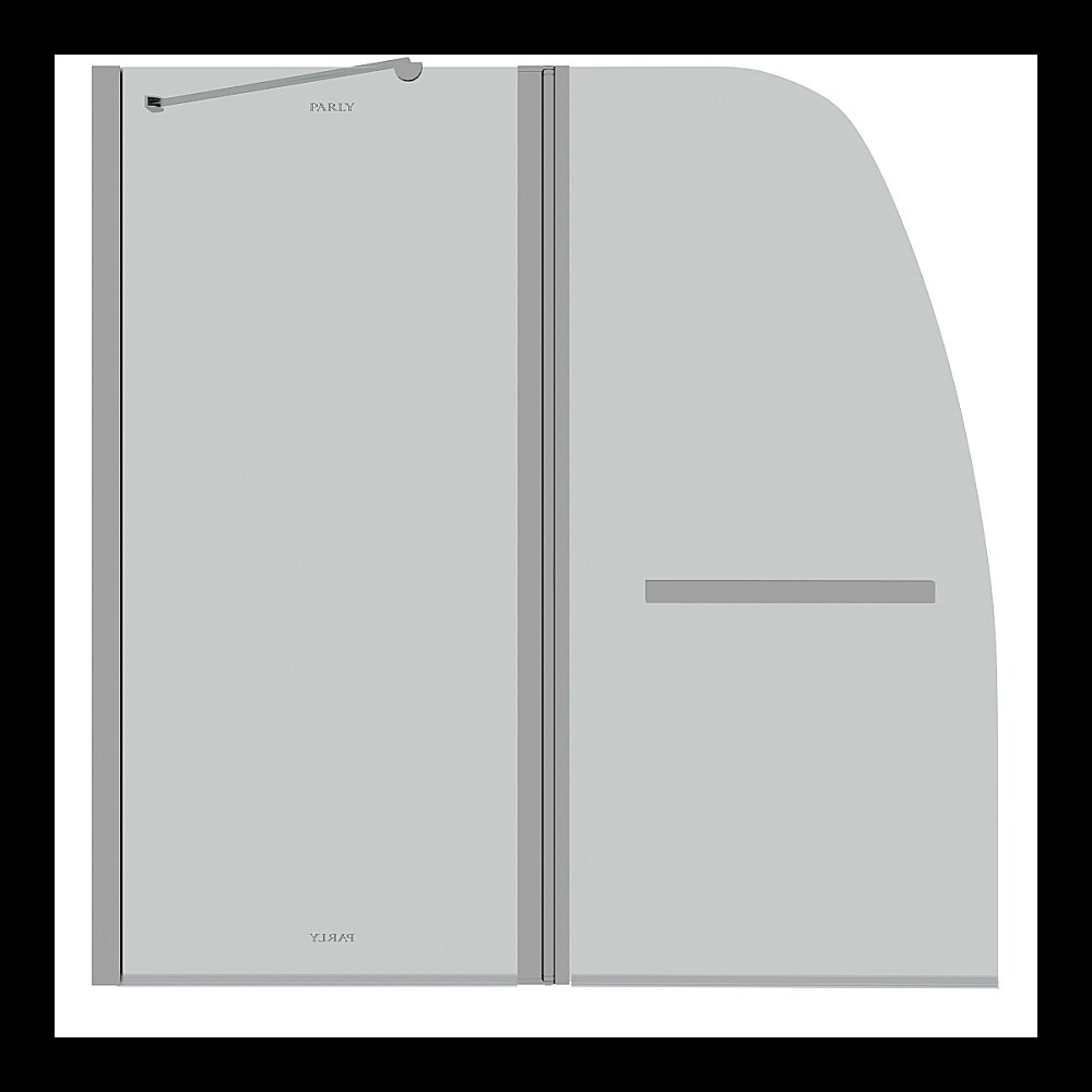 Шторка для ванны Parly F03 120x130 купить в интернет-магазине Sanbest