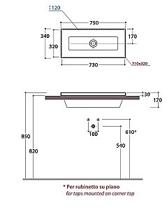 Раковина встраиваемая Globo Stockholm 75 FO075.BI белая купить в интернет-магазине Sanbest