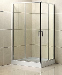 Душевой уголок BelBagno UNO 195-AH-2-100/80 стекло прозрачное купить в интернет-магазине Sanbest
