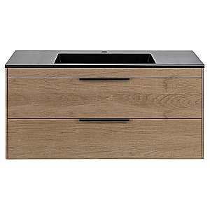 Тумба с раковиной Vincea Chiara 2D 1000 N.Oak для ванной в интернет-магазине Sanbest