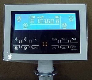 Ванна акриловая Gemy Arc-shape G9082 O 152х152 белая с гидромассажем купить в интернет-магазине Sanbest