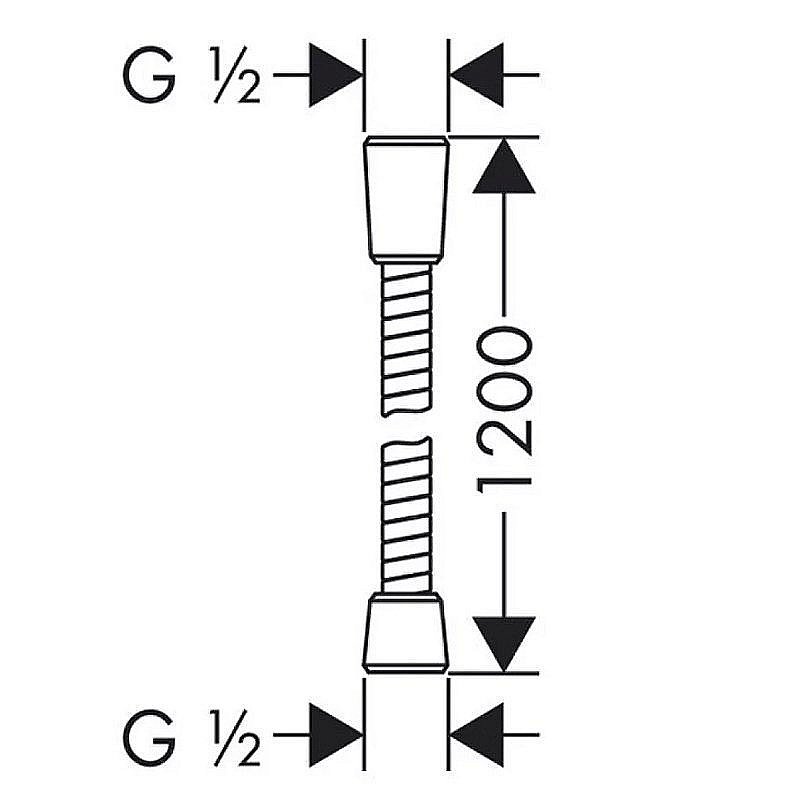 Душевой шланг Lemark 120 LE8022S-Black купить в интернет-магазине сантехники Sanbest