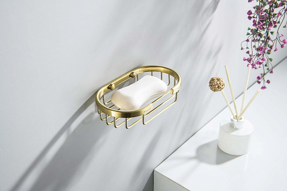 Мыльница Aquatek AQ4956BG золото шлифованное купить в интернет-магазине сантехники Sanbest