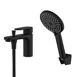 Смеситель на борт ванны Aquatek Ника AQ1844MB черный матовый купить в интернет-магазине сантехники Sanbest