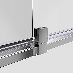 Душевой уголок Ambassador Elysium KX 111021102KX-90KX 80х90 стекло прозрачное/профиль хром купить в интернет-магазине Sanbest