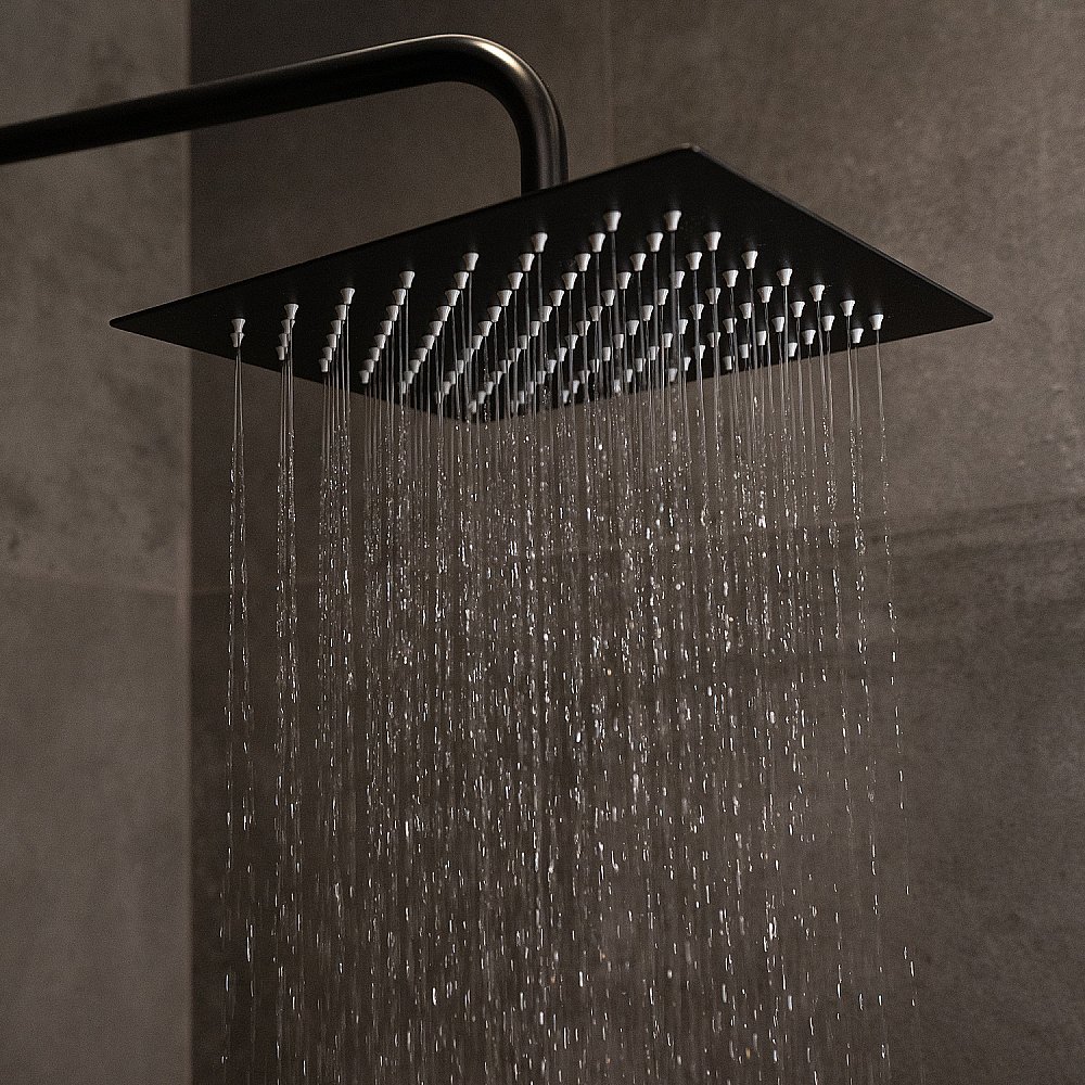 Душевая система WasserKRAFT Abens 2000 A27701 черная купить в интернет-магазине сантехники Sanbest