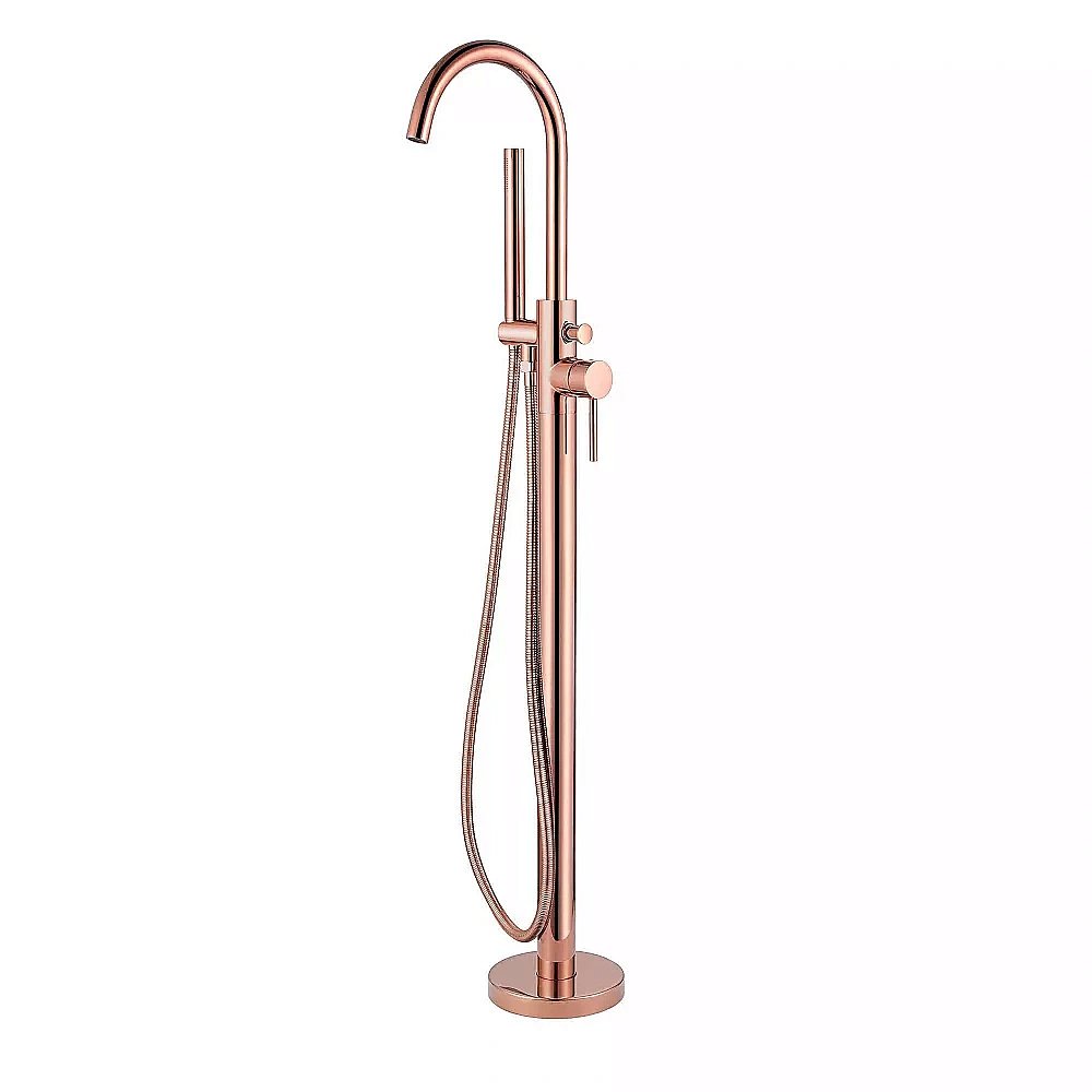 Смеситель для ванны ABBER Wasser Kreis AF8115RGN розовое золото купить в интернет-магазине сантехники Sanbest