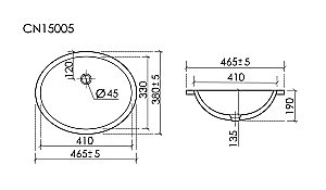 Раковина Ceramica Nova Era CN15005 белая купить в интернет-магазине Sanbest