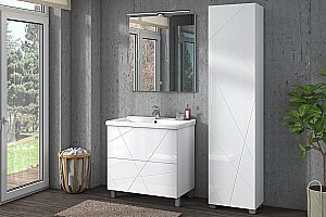 Пенал напольный VIGO Geometry pn.GEO.45 для ванной в интернет-магазине сантехники Sanbest