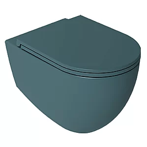 Унитаз подвесной Isvea Infinity 10NF02001SV-2P изумрудный матовый, безободковый купить в интернет-магазине Sanbest