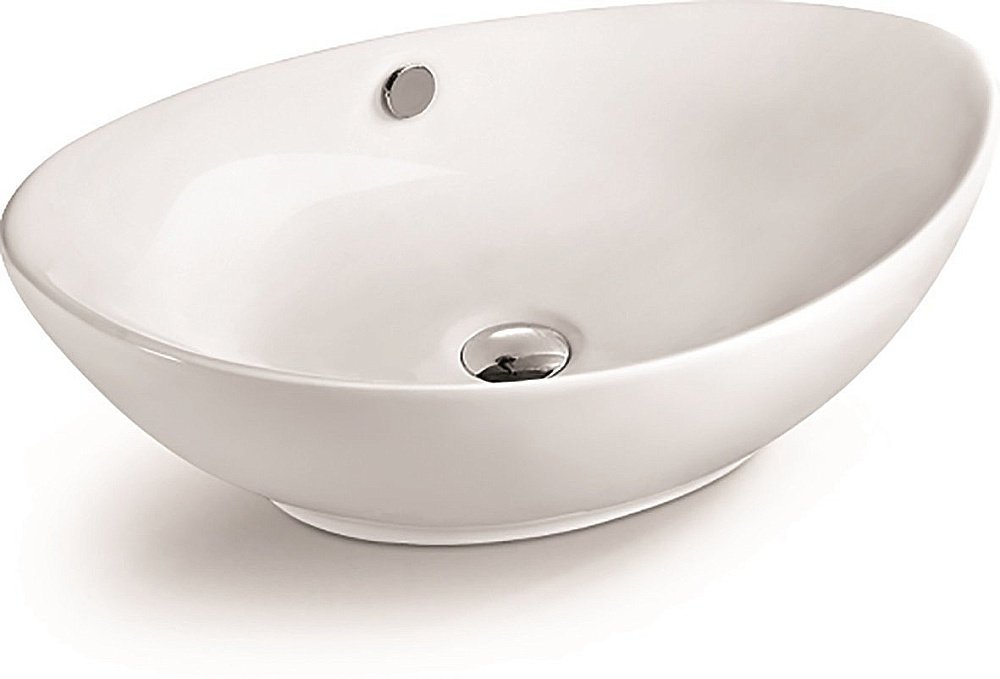 Раковина накладная SantiLine 58 SL-1021 белая купить в интернет-магазине Sanbest