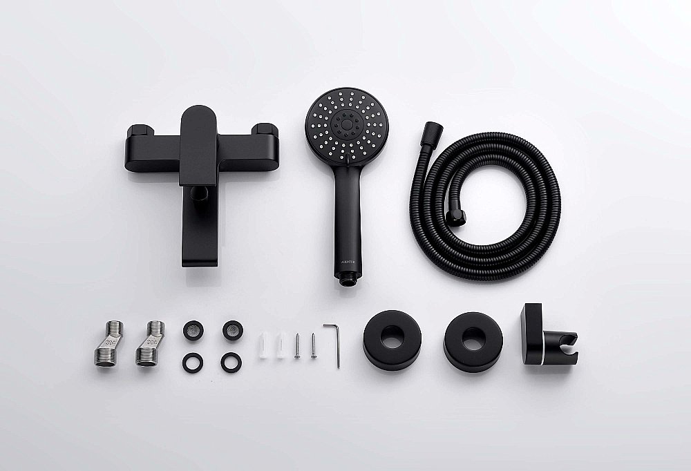 Смеситель для ванны Aquatek Лира AQ1449MB черный матовый купить в интернет-магазине сантехники Sanbest