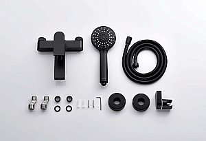 Смеситель для ванны Aquatek Лира AQ1449MB черный матовый купить в интернет-магазине сантехники Sanbest