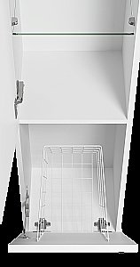 Пенал с Б/К Misty Модерн 35 П-Мод05035-011Л белый левый для ванной в интернет-магазине сантехники Sanbest