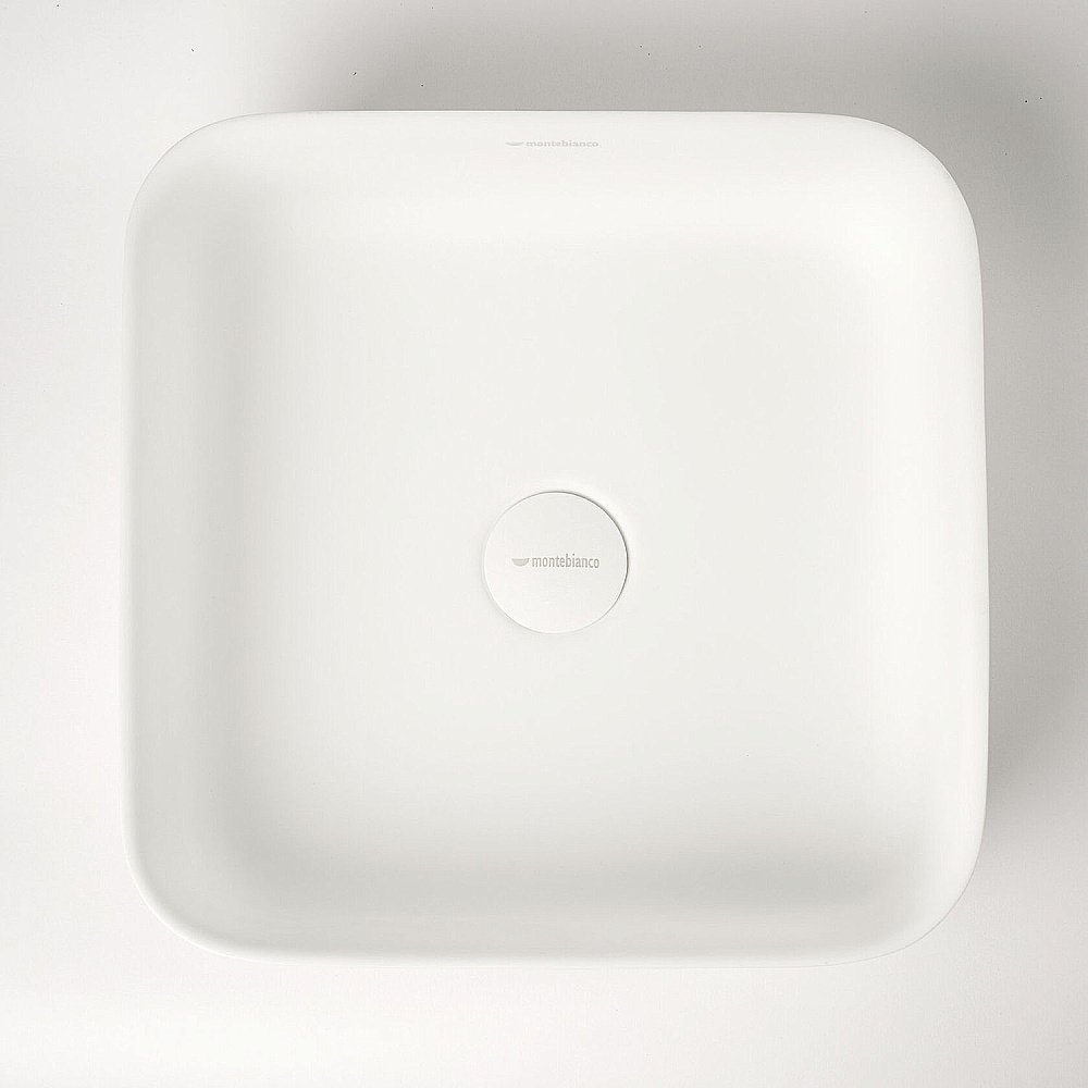 Раковина накладная Montebianco LORETO PIAZZA 12018 белая матовая купить в интернет-магазине Sanbest