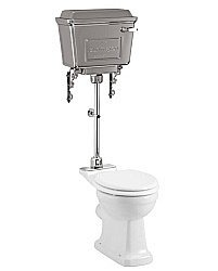 Унитаз Burlington P5-T71 CHR хром купить в интернет-магазине Sanbest