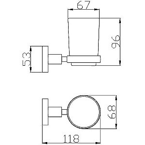 Стакан для зубных щеток Rav-Slezak Colorado COA0201ZRL розовый золотистый купить в интернет-магазине сантехники Sanbest