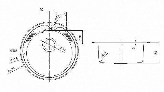 Кухонная мойка IDDIS Suno SUN49S0i77 купить в интернет-магазине сантехники Sanbest