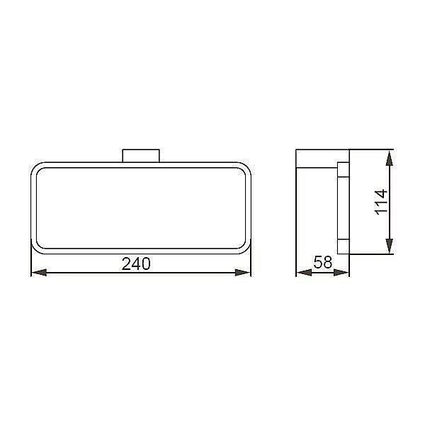 Полотенцедержатель Aquanet 5680 купить в интернет-магазине сантехники Sanbest
