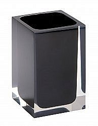 Стакан для зубных щеток Bemeta Vista 120111026-100 черный купить в интернет-магазине сантехники Sanbest