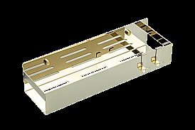 Полка с двумя крючками Boheme Q GOLD 10965-G золото купить в интернет-магазине сантехники Sanbest