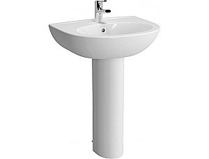 Раковина на пьедестале Vitra Zentrum 60 белая купить в интернет-магазине Sanbest