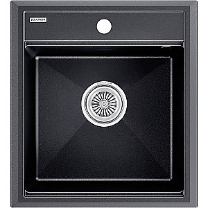 Кухонная мойка Paulmark Stepia-460 PM114651-BLM черный металлик купить в интернет-магазине сантехники Sanbest