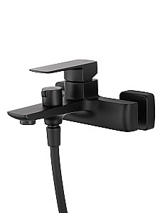 Смеситель для ванны с душем WONZON & WOGHAND EDGE, Черный матовый (WW-88639003A-MB) купить в интернет-магазине сантехники Sanbest