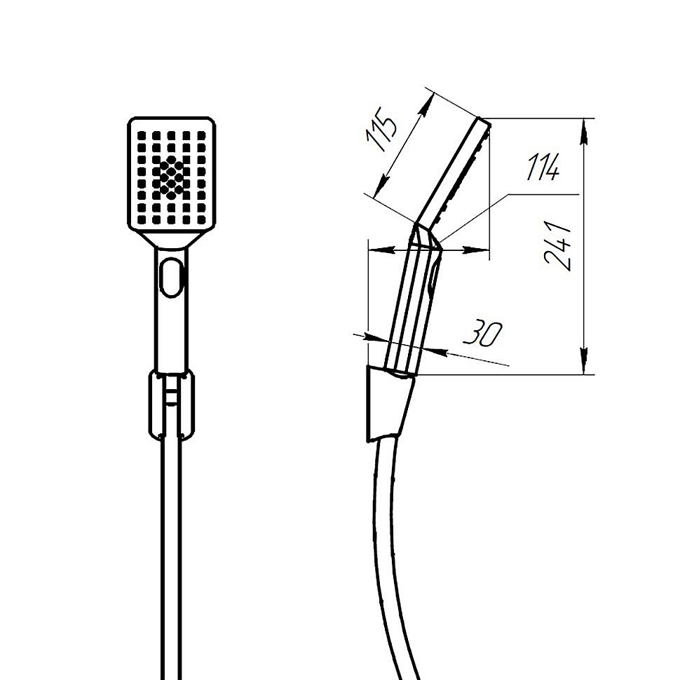 Душевой гарнитур PAINI Ravenna RVCR131 хром купить в интернет-магазине сантехники Sanbest