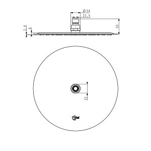 Верхний душ Ideal Standard IdealRain Luxe B0385MY купить в интернет-магазине сантехники Sanbest